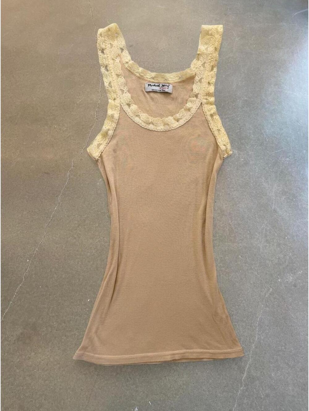 Michael Stars Lace Trim Tank | Women’s One Size